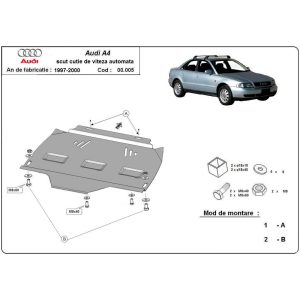 Steel-Skid-Plate-Audi-A4-B5-Automatic-1995-2000