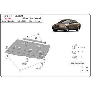 Steel-Skid-Plate-Audi-A4-B6-Manual-2000-2005