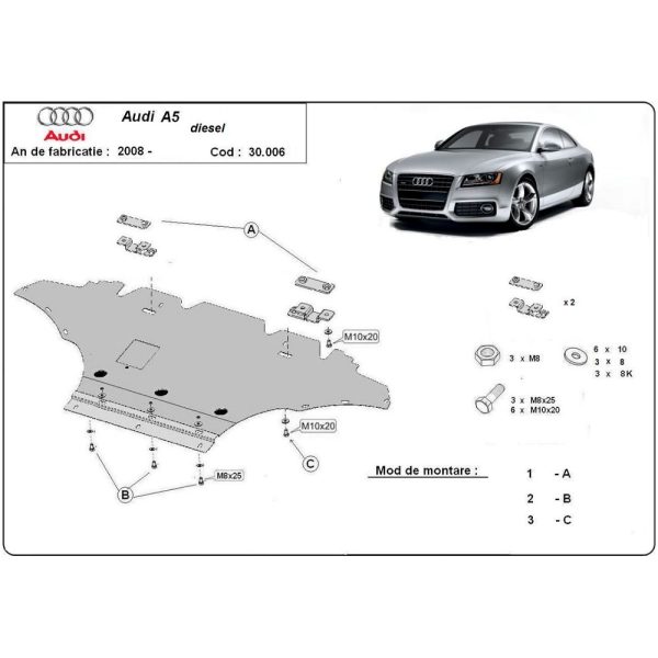 Steel-Skid-Plate-Audi-A5-Diesel-2008-2016
