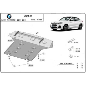Steel-Skid-Plate-BMW-X4-2014-2018