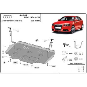 Steel-Skid-Plate,-Engine-and-The-Gearbox-Audi-A3-2008-2012