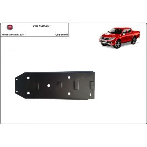 Steel Fuel Tank Skid Plate Fiat Fullback 2015-2023