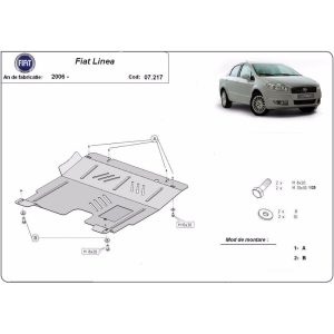 Steel Skid Plate Fiat Linea 2007-2018