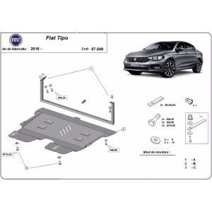 Steel Skid Plate Fiat Tipo 2016-2023