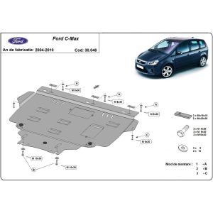 Steel Skid Plate Ford C-Max 2004-2010