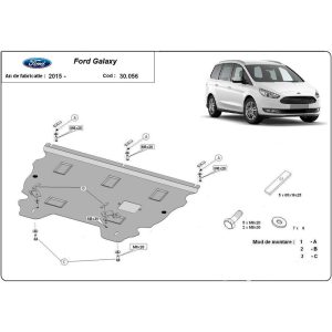 Steel Skid Plate Ford Galaxy 3 2015-2023