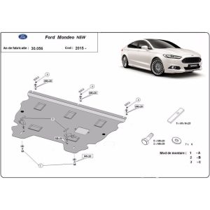 Steel Skid Plate Ford Mondeo 4 2012-2022