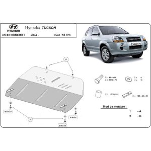 Steel Skid Plate Hyundai Tucson 2004-2015