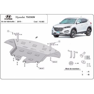Steel Skid Plate Hyundai Tucson 2015-2020