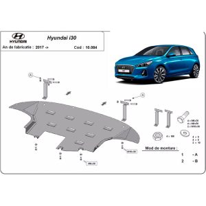 Steel Skid Plate Hyundai i30 2017-2023