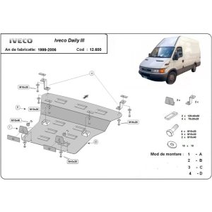 Steel Skid Plate Iveco Daily 3 1999-2006