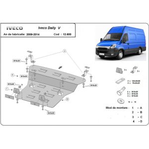 Steel Skid Plate Iveco Daily 5 2009-2014