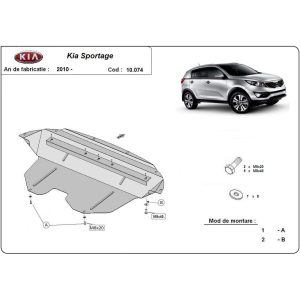 Steel Skid Plate Kia Sportage 2010-2015