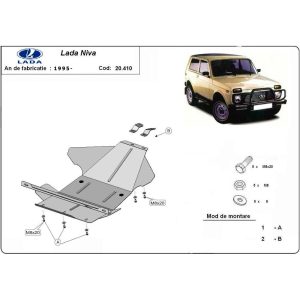 Steel Skid Plate Lada Niva 1995-2020