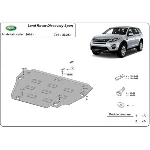 Steel Skid Plate Land Rover Discovery Sport 2014-2023