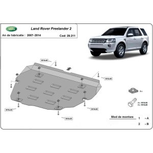 Steel Skid Plate Land Rover Freelander 2 2007-2014