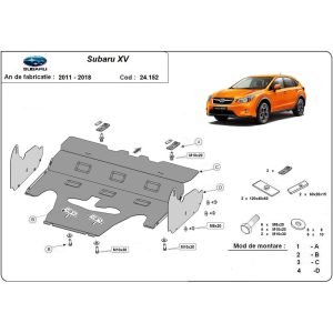 Steel Skid Plate Subaru XV 2011-2017