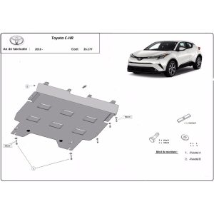 Steel Skid Plate Toyota C-HR 2016-2023