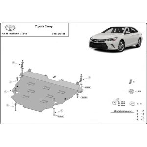 Steel Skid Plate Toyota Camry 2018-2023