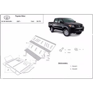 Steel Skid Plate Toyota Hilux 2004-2015