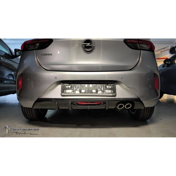 Rear Diffuser with Dual Exhaust Opel Corsa F 2019-