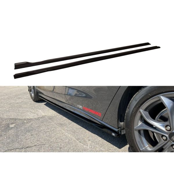 Side Skirts Extensions Ford Focus Mk4 ST / ST-Line 2018-