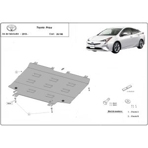 Steel Skid Plate Toyota Prius 2016-2022