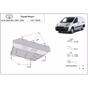 Steel Skid Plate Toyota ProAce 2013-2016