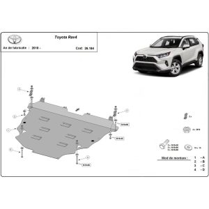 Steel Skid Plate Toyota Rav4 2018-2023