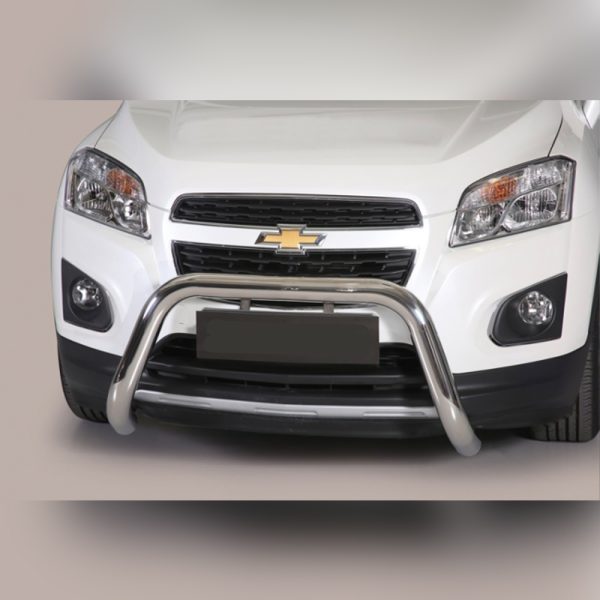 PARE-BUFFLE HOMOLOGUÉ INOX 76 BARRE SUR CHEVROLET TRAX 2013+