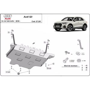 Steel Skid Plate Audi Q3 2018-2023
