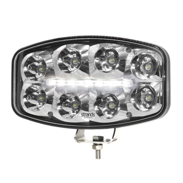 Strands Delta 9" Led,12-48v Dc, 80w, E-approved, Position Light