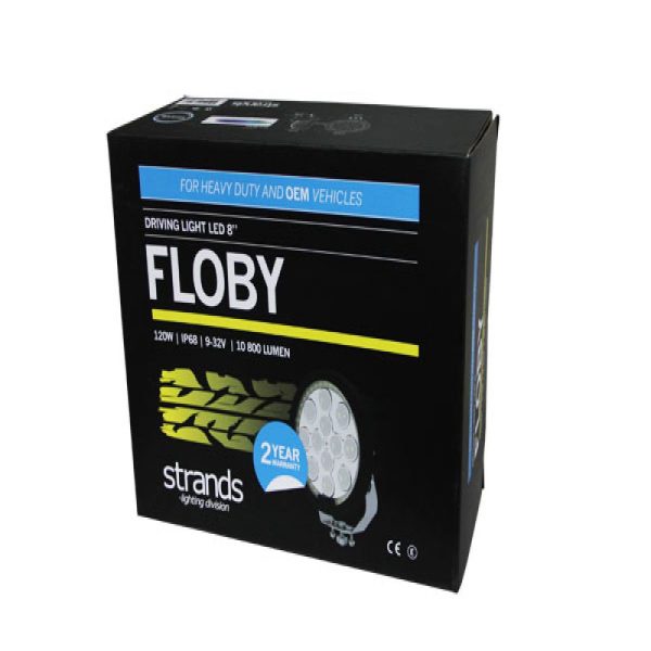 Strands Extra Light Floby Led 9" 120w,with Dt-connector And E-marking