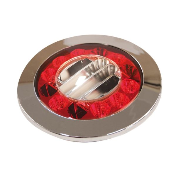 Tail Lamp Fog/reverse,24led 10-30v. 2,5m Cable.