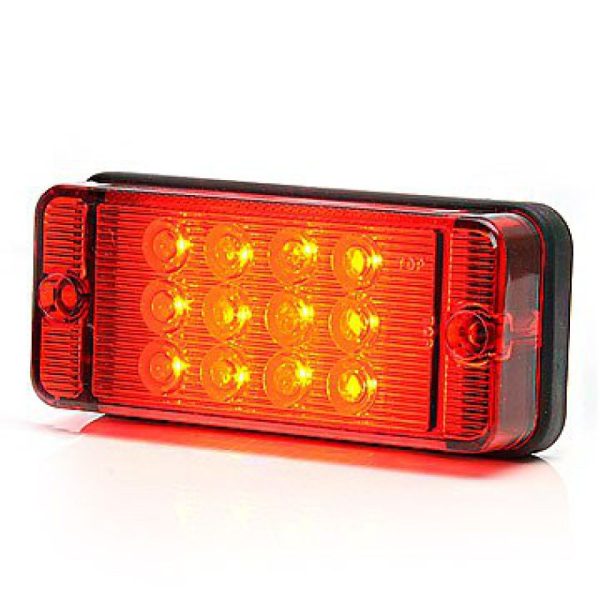 Fog Light 12-24v Red Glass,e-approved