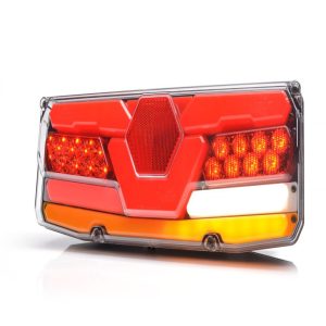 Tail Lamp Car (l),12-24v Dc, 5 Func. Ip56. E-approved