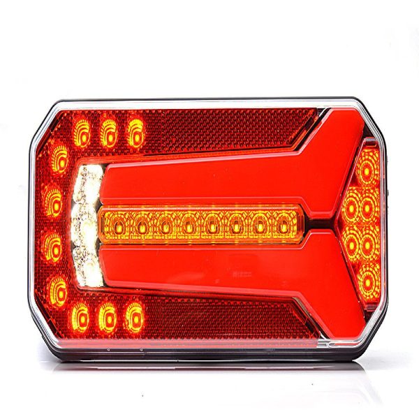 Taillight Led - 5 Func. Universal.,12-24v Dc