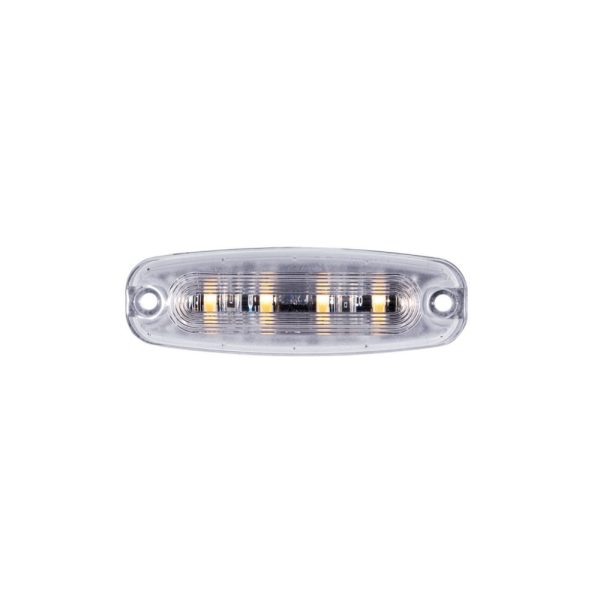 Swedstuff Warning Lighthead 4 Led Amber,12-24v Dc, 12w, 26 Patterns, Ip67