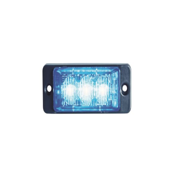 Strobe Light 12-24v 3ledx3w Ip68,ece/r65 Approved Blue