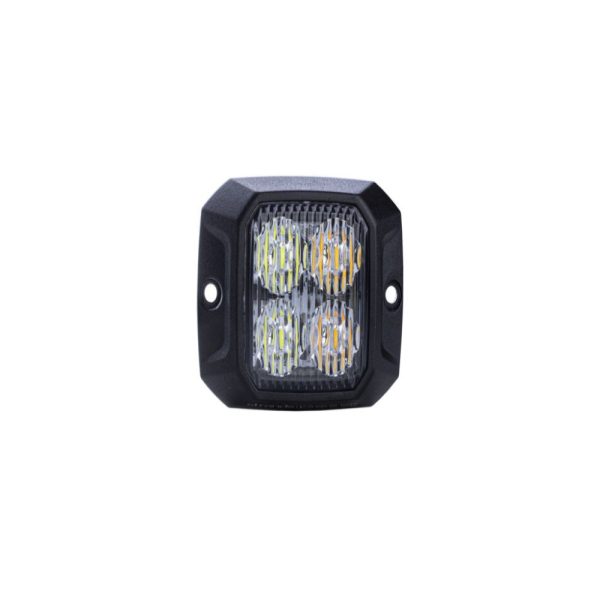 Lighthead 4 Led, Duo Color White + Amber,10-32v Dc, Ip67