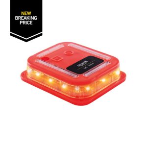 Smart Warning Light 6-p,led, Amber, Magnet, Rechargeable