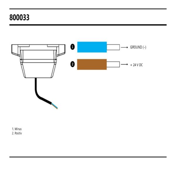 Lpl Led 24v Ize-led 12x45x45mm,incl. 2,5m Cable