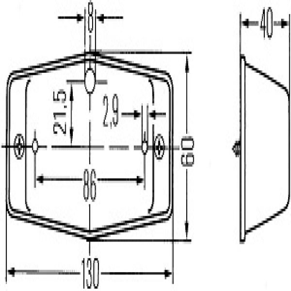 Swedstuff Double Burner Amber Lens