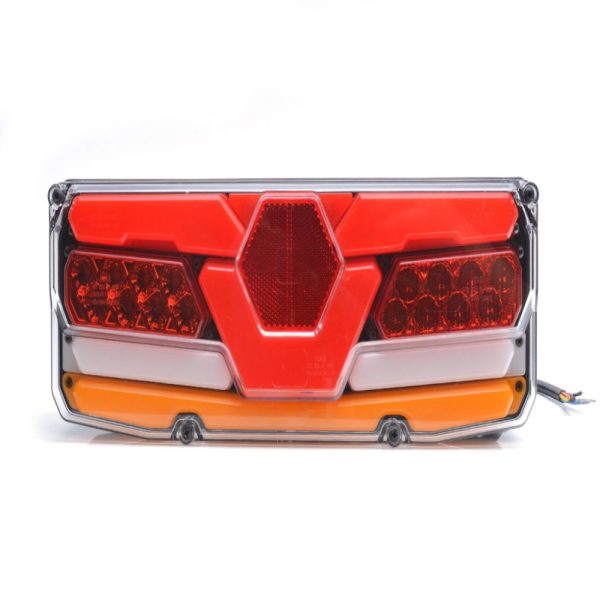 Tail Lamp Car (l),12-24v Dc, 5 Func. Ip56. E-approved