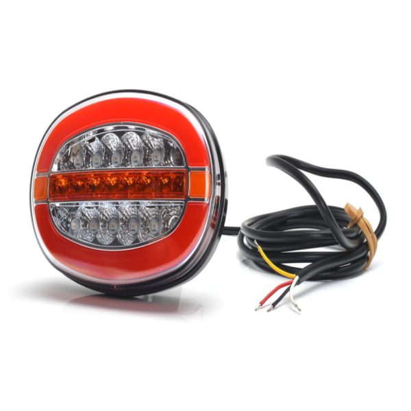 Tail Light 3 Func. Universal Led,12-24v Dc, Ip69k