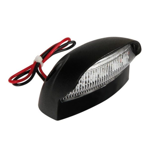 License Plate Light 10-30v 4 Led 6000k.,abs-housing With Pmma Lens.