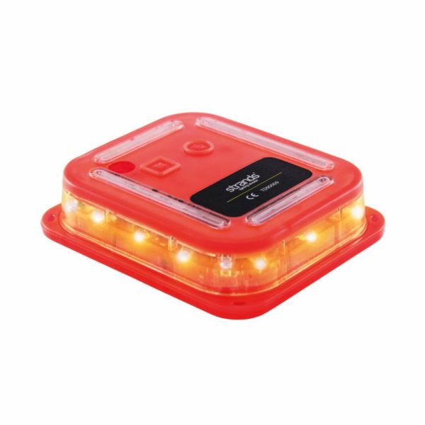 Smart Warning Light 6-p,led, Amber, Magnet, Rechargeable