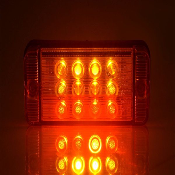 Tail Light 3 Function 12-24v Clear Glass,e-approved