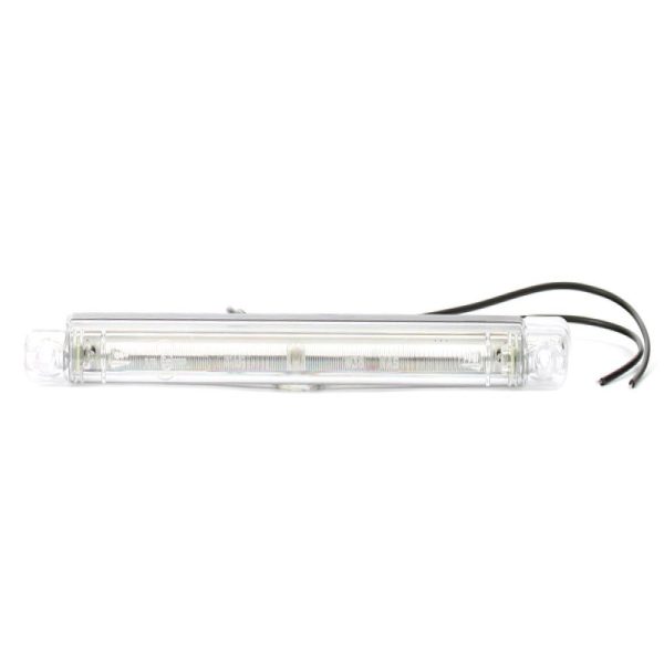 Fiberoptic Pos. Light White,12-24v E-approved.