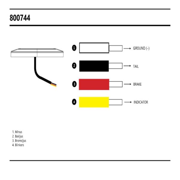 Round Led 3 Function12-24v